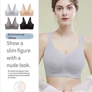 ที่ครอบหูกระต่ายขนาดใหญ่ หน้าอกใหญ่ เล็กและไม่มีสาย หน้าอกป้องกันการหย่อนคล้อย บรายกกระชับนุ่มบาง