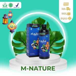 M Nature 250ml madu murni madu hitam propolis meredakan Asam urat rematik dan hipertensi bpom original