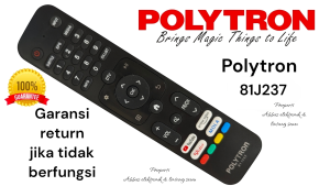 Remote Polytron 81j237 Smart Tv Android Tv Remot Pengganti Politron Semart Polytron 81j237 Non Original