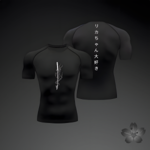 Anime Summer Short Sleeve T-Shirt Men Compression Shirt New Running Sports Quick Dry Gym Jogging Shirts Rashguard Jiu Jitsu Tops h260519