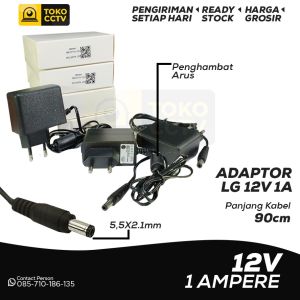 AC/DC Adaptor 12Volt 1Ampere