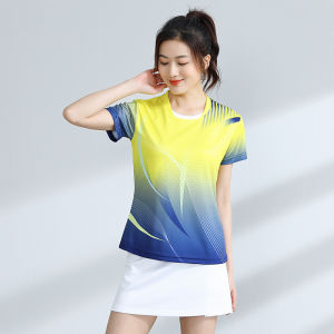 Phụ Nữ Trọng Lượng Nhẹ Áo chơi tennis Cầu Lông T Áo Sơ Mi Bóng Bàn Jerseys Quần Áo Bóng Chuyền Khô Phù Hợp Với Phù Hợp Với Bóng Chuyền Quần Áo Thể Thao Kit