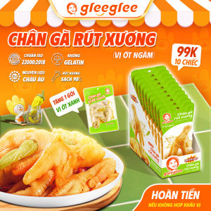 [MUA 1 TẶNG 3] COMBO Tự Chọn Nhiều Vị Chân Gà Rút Xương GleeGlee 21g Sạch Xương Tiện Lợi Dùng Thử