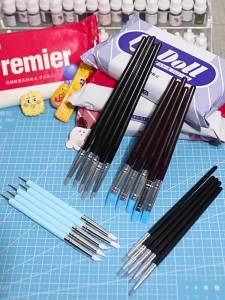 5pcs/lot Silicone Soft Head Wipe Pen Clay Soft Pottery Model Making Tools for Military Model Hobby DIY Tools