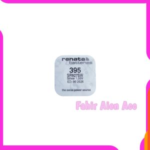 Renata SR927SW Baterai jam tangan Renata 395 SR927SW Silver 1.55V