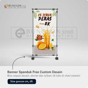 PRINT CETAK SPANDUK BANNER ES JERUK PERAS FREE DESAIN