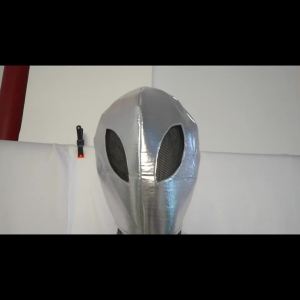 Alien cos Funny Astronaut Silver Jumpsuit cosplay Role-playing Costume Full Set In Stock