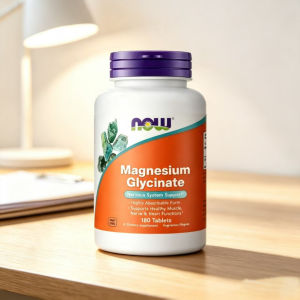 NOW Magnesium Glycinate Halal JAKIM 180 Vegan Tablets High Absorption Mineral Supplement Support Calmer Nerves Healthy Muscle Comfort Daily Cardiovascular Wellness 100% Original Ready Stock