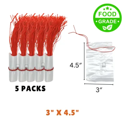 [Food Grade] ONS HDPE Transparent Thin Pack Hygienical Food Packaging Plastic Bag For Food