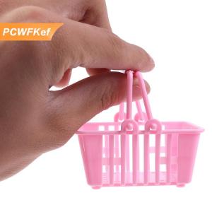 【PCWFKef】 Giỏ mua sắm thu nhỏ Nhà búp bê đồ chơi đồ nội thất
