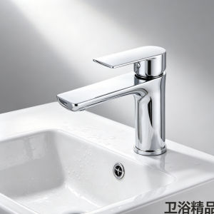 AU Foreign Trade 304 Stainless steel washbasin faucet bathroom sink faucet dual-use for hot and cold water