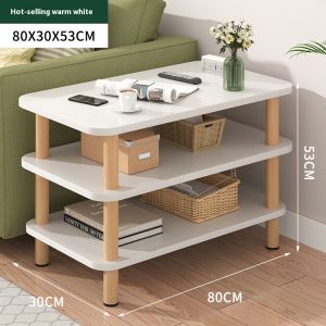 Simple nightstand Small bedroom multi-layer table Nordic simple mini home storage storage Bedside shelf