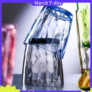 March Acrylic Drinking Glasses Shatterproof Water Tumblers Unbreakable Reusable Beer Champagne Cup Dishwasher Safe For Party