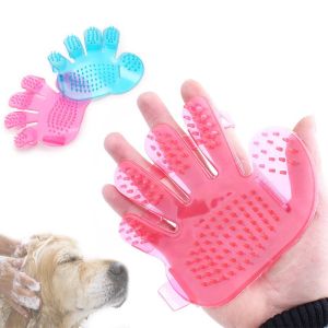 Dog Cat Pet Bath Brush Pet Grooming Shampoo Dispenser Dog Bath Massage Brush Comb Soft Silicone Bristle