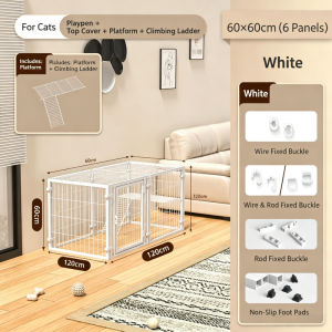 Pet Playpen-Dog Cage Dog Fence Pet Cage Dog Playpen Easy Installation Strong Durable Pet Fence-Pet Fence