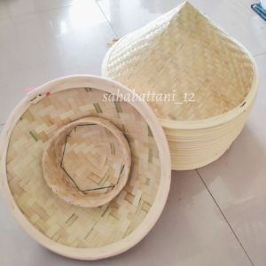 Caping petani jawa anti panas diameter 38cm | topi caping murah plus kopiah