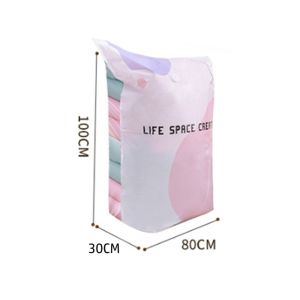 LETIGO Cube Compression Vacuum Storage Bags Press Seal Space Saving Storage Compression Bag Reusable Clothes Organizer Bedding Storage