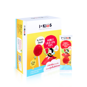 Simple Health TH ลูกอมวิตามินรวมสำหรับเด็ก I-Kids Pops Vitamin C ช่วยชุ่มคอ ลดการระคายคอ สำหรับเด็ก แบบแท่ง 4 รสชาติ