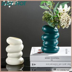 [JULYHOT] Plastic Spiral Vase Nordic Creative Flower Arrangement Container For Kitchen Living Bedroom Home Decoration Ornament