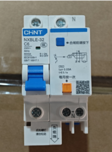 RCBO ELCB + MCB NXBLE-32 RCBO NXBLE-32 1P+N 2P 3P+N 6A 10A 16A 20A 25A 32A 40A 50A 63A (30mA) Earth Leakage Circuit Breakers Leakage Protection