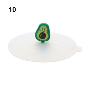 HEALMEYOU Cute Reusable Cap Leakproof Dustproof Suction Cup Cover Silicone Cup Cover