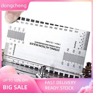 dongcheng STEEL String Action Gauge ไม้บรรทัดคู่มือการตั้งค่าวัด luthier สำหรับกีต้าร์เบส