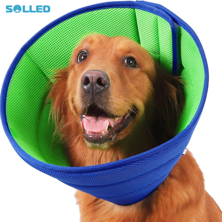 Elizabethan Collar Soft Dog Cone Collar After Surgery Adjustable