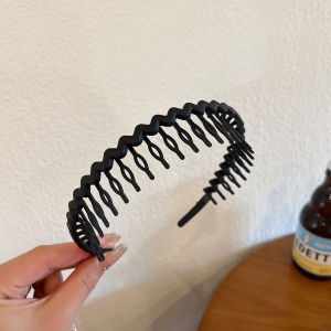 Zy Fashion Korean Style Color Acrylic Sawtooth Hairband for women elegant Fashion girls Wash Face Makeup Headband