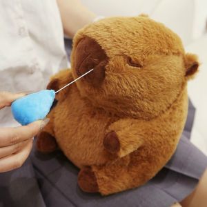 Gấu bông Chuột lang nước Capybara Nước Mũi size lớn Gấu bông Chuột lang nước nâu Túi Rùa hot trend