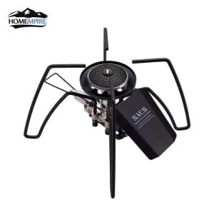 2900W Lightweight Spider Stove Stainless Steel Folded Camping Gas Stove Portable Spider Furnace Outdoor Tourist Cooker