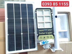 Đèn đường năng lượng mặt trời bàn chải rời thể cao cấp Sanomax 300W