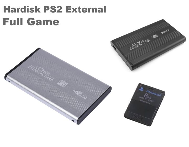 Hardisk external PS2 Bonus Game full memori software mcbood