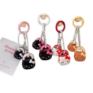 LunaShine จี้กระเป๋ารูปการ์ตูนน่ารักโซ่ฮัลโหลคิตตี้ตลกสำหรับเด็กผู้หญิง