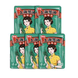 仲景上海葱油酱拌面酱 30g*5袋 葱油拌面酱汁炸酱拌饭酱调味包葱油调味汁 Zhongjing Shanghai Scallion Sauce Noodle Sauce Mixed Noodles