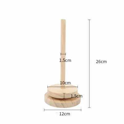 CANGMOTION Wooden Yarn Rotating Tool Detachable Portable Wool Yarn Winding Axis Frame Durable Winding Machine Auxiliary Tool