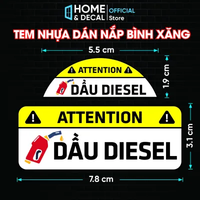Team Dán Đổ Xăng Đổ Dầu Dán Nắp Bình Xăng Bình Dầu Chú Ý Đổ Xăng A95 Cảnh Báo Đổ Dầu Diesel Cho Ô Tô Xe Hơi