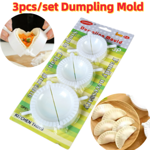 3pcs/set Dumpling Mold Presser Maker Tools Sold Kitchen Supplies Baking Products Baking Tools Dumpling Models Suitable for Rapid Production of Dumpling Buns Creative Manual Dumpling Maker