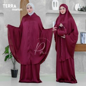 PUSAT MUKENA INDONESIA-MUKENA DEWASA TERRA FREE SAJADAH