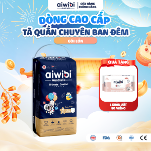 Tã/bỉm quần cao cấp chuyên ban đêm Ultimate Comfort Gói Lớn M48/L44/XL40/XXL36