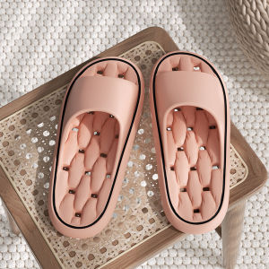 Eva leaking ladies and mens summer new bathroom non-slip soft bottom wear-resistant indoor slippers