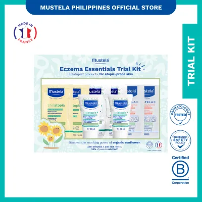 Mustela Eczema Essentials Trial Kit with Stelatopia+ Lipid Replenishing Cream 20ml - No. 3