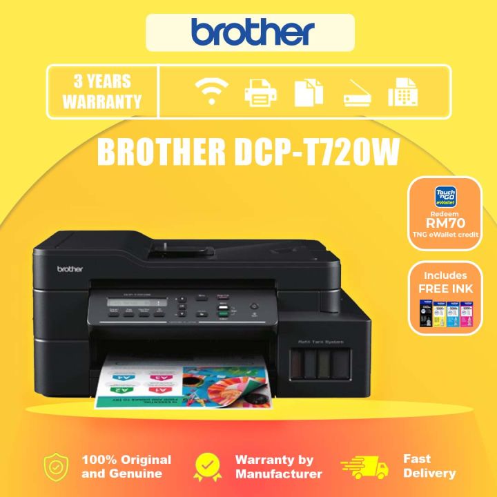 Brother DCP T720DW Refill Tank System With Print/Copy/Wireless/Scan ...