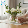 Bình Thủy Tinh Tròn Trong Suốt D11cm B7 – Cắm Hoa, Nuôi Cá Mini, Decor Nhà Cửa. 