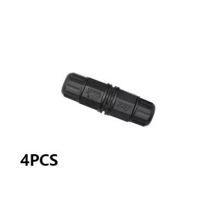 4PCS IP68 Waterproof Connector Three-way Electrical 2/3pin Wire Cable Connector Outdoor Underwater Terminal Block Home Improvement