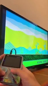 BlueRabbit Mini 500 in 1 Game Console R FC Handheld Gameboy Mini Game Machine Gaming Konsol permainan tangan