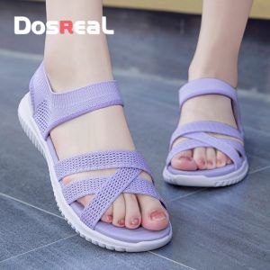 Dosreal căn hộ dép cho phụ nữ bán Hàn Quốc mới phong cách chỉnh hình dép phụ nữ bunion Dép căn hộ với dây đeo dép đi biển mùa hè