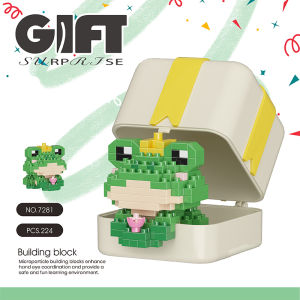 MEKANSM Mini Bricks Toys Cute Cartoon/ Mainan Bricks Hewan/Mainan Balok Kartun/ Mainan Edukatif