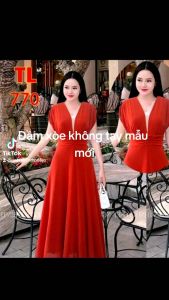 Đầm xòe không tay mẫu mới phong cách hợp thời trang