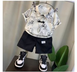 Trang Phục Hán Trang Cho Bé Trai Bé Gái Trang Phục Mùa Hè Mẫu Mới Trang Phục Thời Đường Cách Tân Trang Phục Biểu Diễn Phong Cách Trung Quốc Mùa Hè Cho Bé