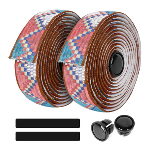 2Pcs Cycling Bicycles Handlebar Tape Bikes Handle Wrap Handlebars Tape NonSlip Bikes Handlebars Tape AntiVibration Wrap
